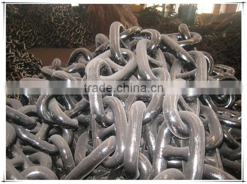 Welded Steel Black Stud Link Anchor Chain