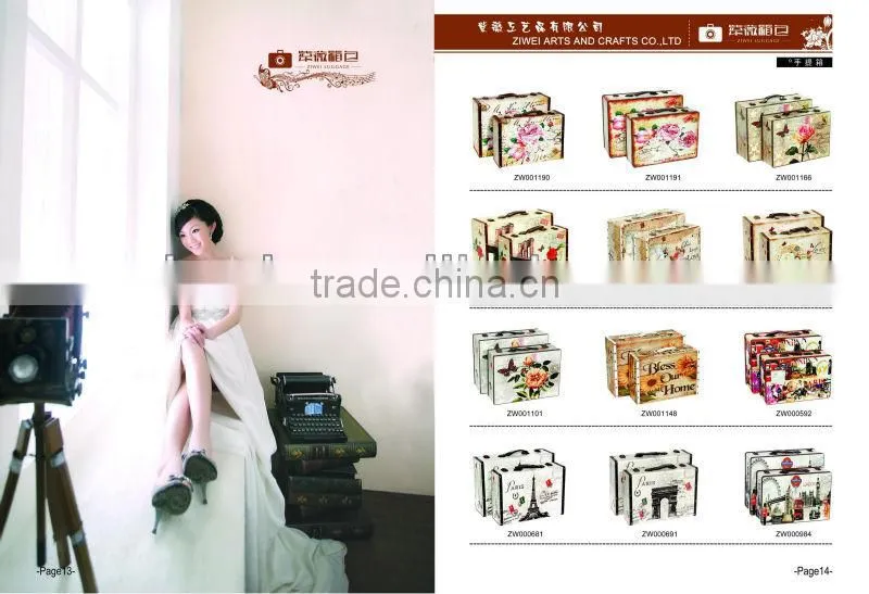 2014 new design MDF canvas box on stock catalog