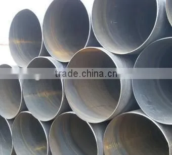 spiral seam submeged-arc-welded mild steel pipe