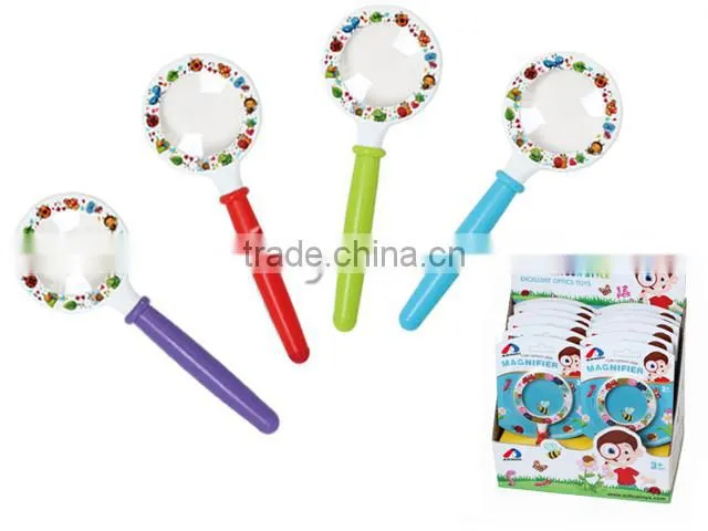 5CM plastic outdoor magnifying glass toy