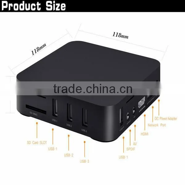 Amlogic M3 Internet Streaming Player with skype chatting online