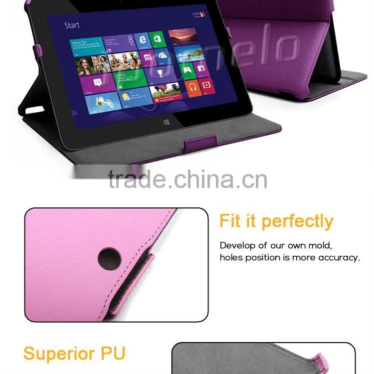 unique tablet PU accessories for HP Omni 10 case decorated cover for tablet with high quality