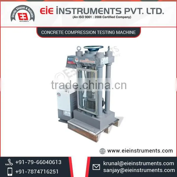 Premium Grade Concrete Compression Testing Machine from Authentic Supplier
