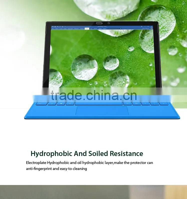 High Quality Tempered Glass Screen Guard for Surface Pro 4 12.3 inch