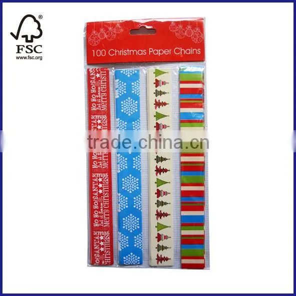Christmas paper chains