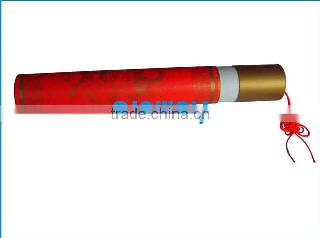 Red/ colorfulr printing( hot stamping) cosmetic paper tube rigid cardboard
