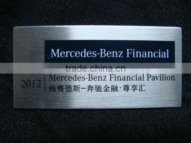 High quality custom name plate card