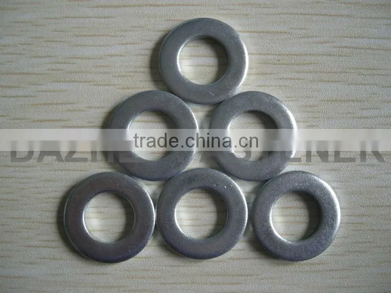 DIN125 round flat washers zinc plated
