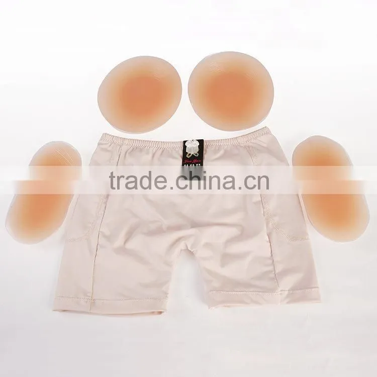 sexy hot sale push up silicone pad panties