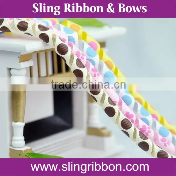 Solid Color 3/8" Grosgrain Ribbon Curling Ribbon Wholesale
