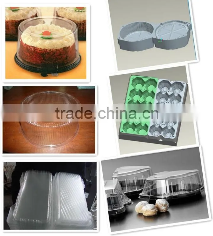 SP-510/580 Automatic BOPS Thermoforming Machine With Stacking, air pressure thermoforming machine,