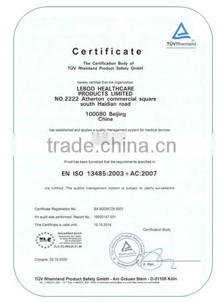 2014 hot selling medical avoiding bacterial disposable coverall