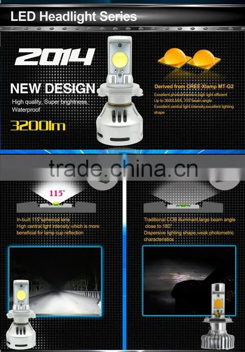 H/L H4 H13 led headlight kit car led lamp