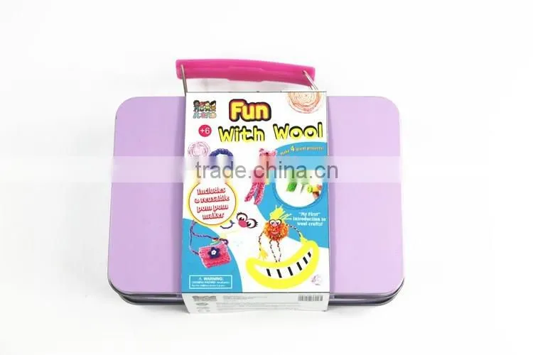 DIY Toy Kids Fun with Wool Weaving Kit