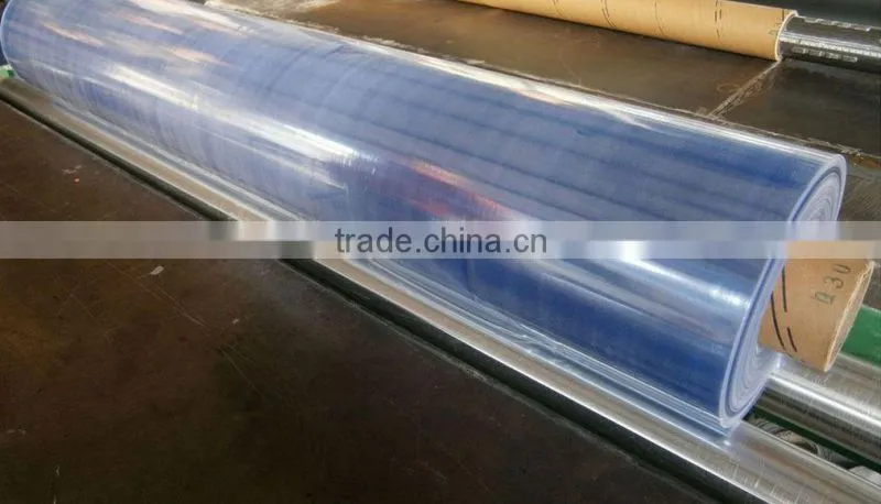 Blue PVC Clear Sheet Jiangsu Hot Sale Plastic Film for Packaging Bags
