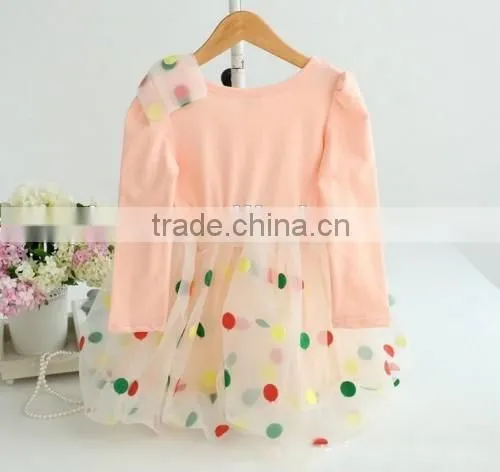 2016 wholesale kids beautiful model dresses cotton dress summer dresses for kids