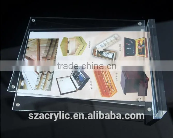 A4 acrylic sign holder for Cell phone store,supermarket,cinema