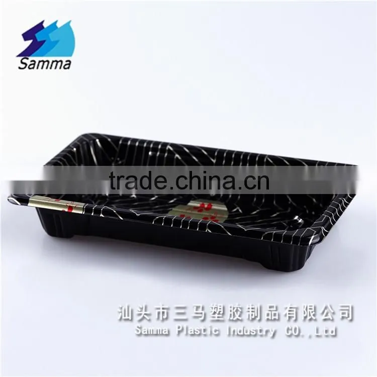 SM1-1100B Plastic Mini Sushi Tray Sushi Box Disposable