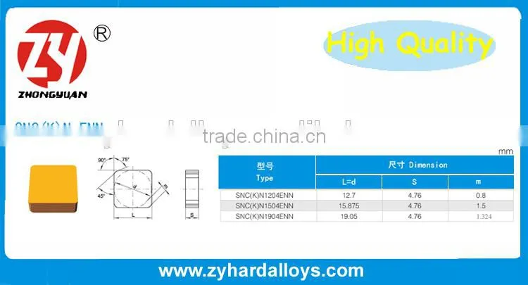 p30 virgin material tungsten carbide indexable milling tips