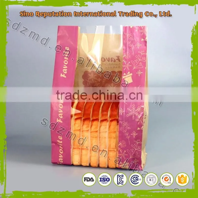 Food Packing Brown Kraft Paper Sandwich Bag/ Paper Bread Bag