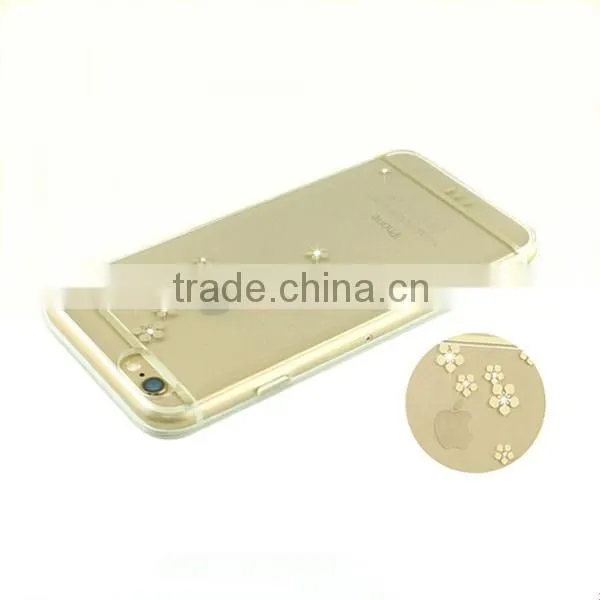 4.7 Inch Shockproof Transparent TPU Funky Mobile Phone Cover Case