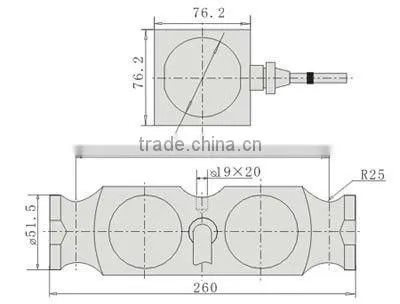 Bridge type load cell ZH-CZL132 New!
