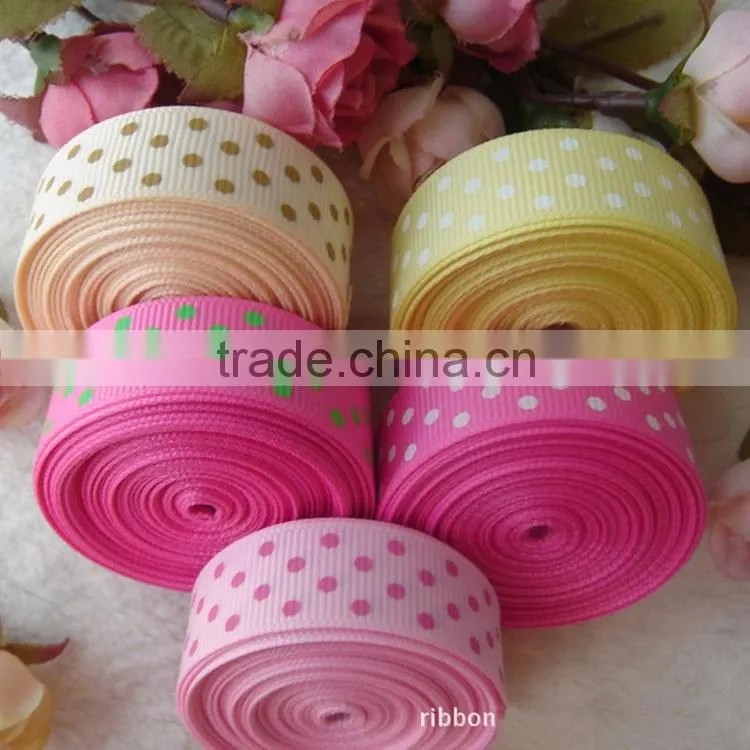 Cute butterfly grosgrain ribbon,5/8 inch with single-side printed animal,Children's hair accessories,100yards / roll.