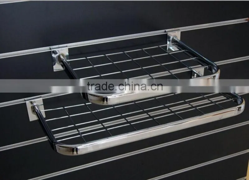 300x600 oval tube U shaped hangrail for slatwall