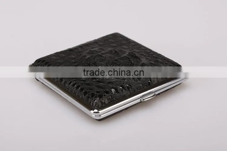 Wholesale Crocodile Leather Men's Cigarette Case