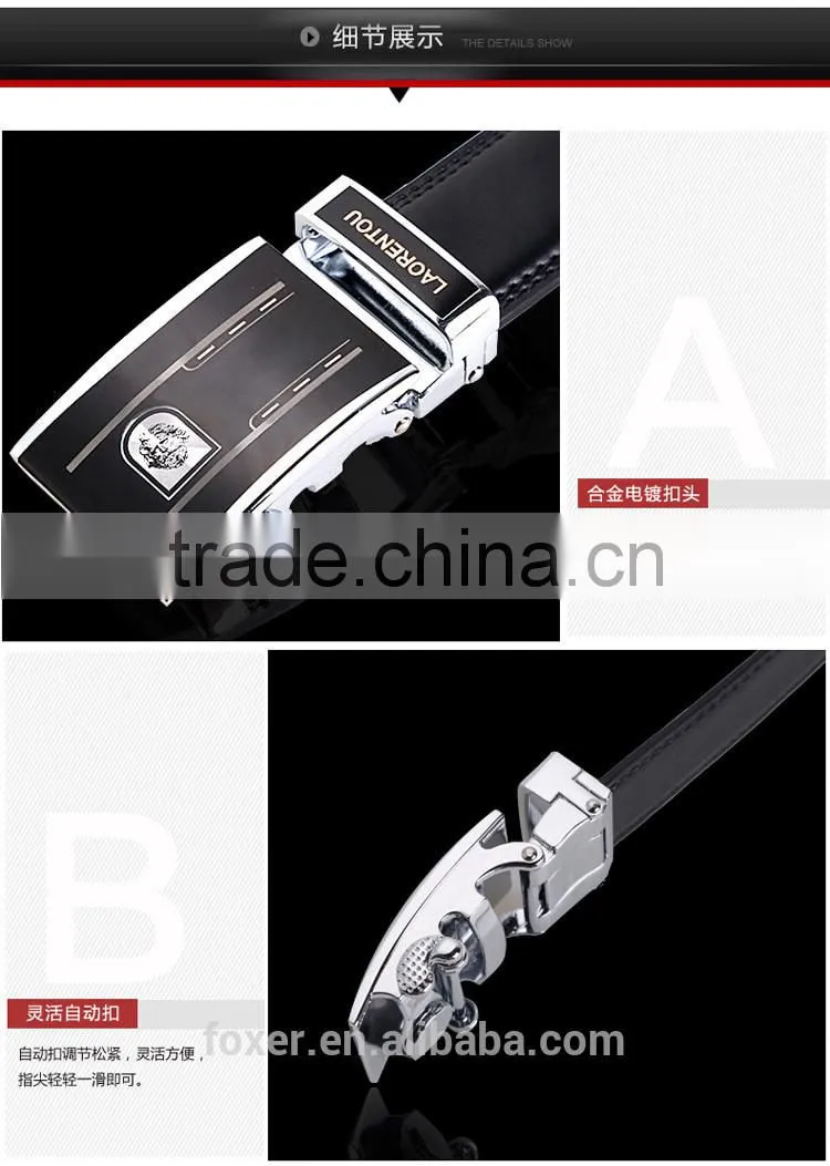 wide leather belt without holes men's belt