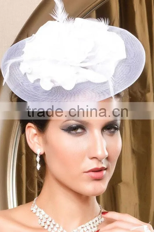 MYLOVE big flower Sinamay Fascinator church hat MLSM012