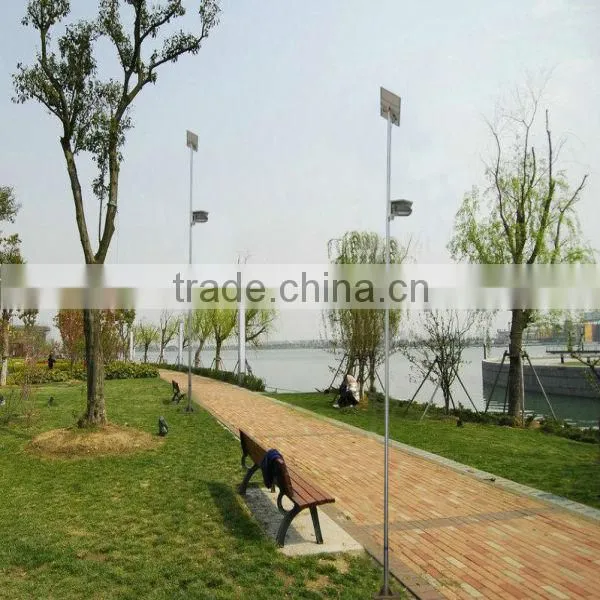 shenzhen mindtech automatic time-controlled solar street light pole IP65 certificated CE&RoHS MRD 807