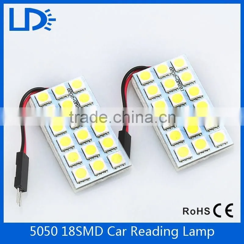 18 5050 smd Car interior lamp Dome light auto Panel lamp reading Lights