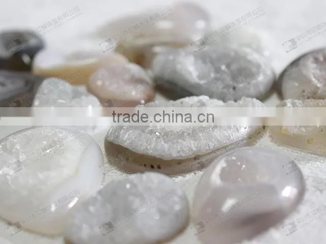 Agate druzy stones