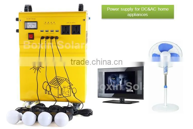 China supplies new coming bright 50W portable of 110V or 220V solar powered lamps