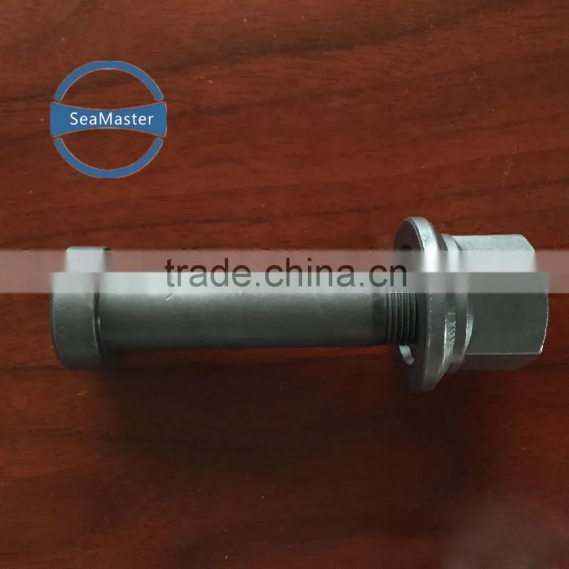 High strenth alloy wheel bolt with nut M19*1.5*78 for trucks and autos