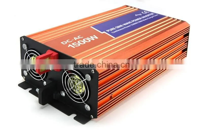 New product power pure sine wave inverter 1500w dc 12v to ac 110v