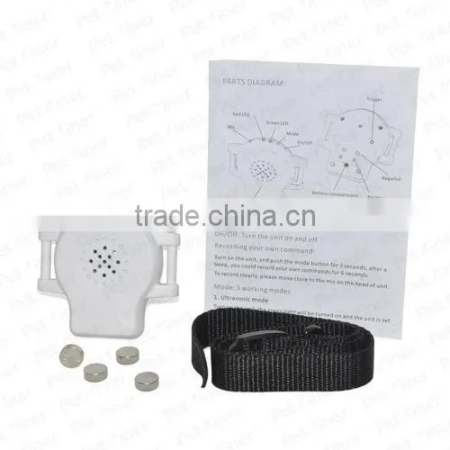 Anti-bark collar Customized Audio Commands Ultrasonic Bark stopper Collar