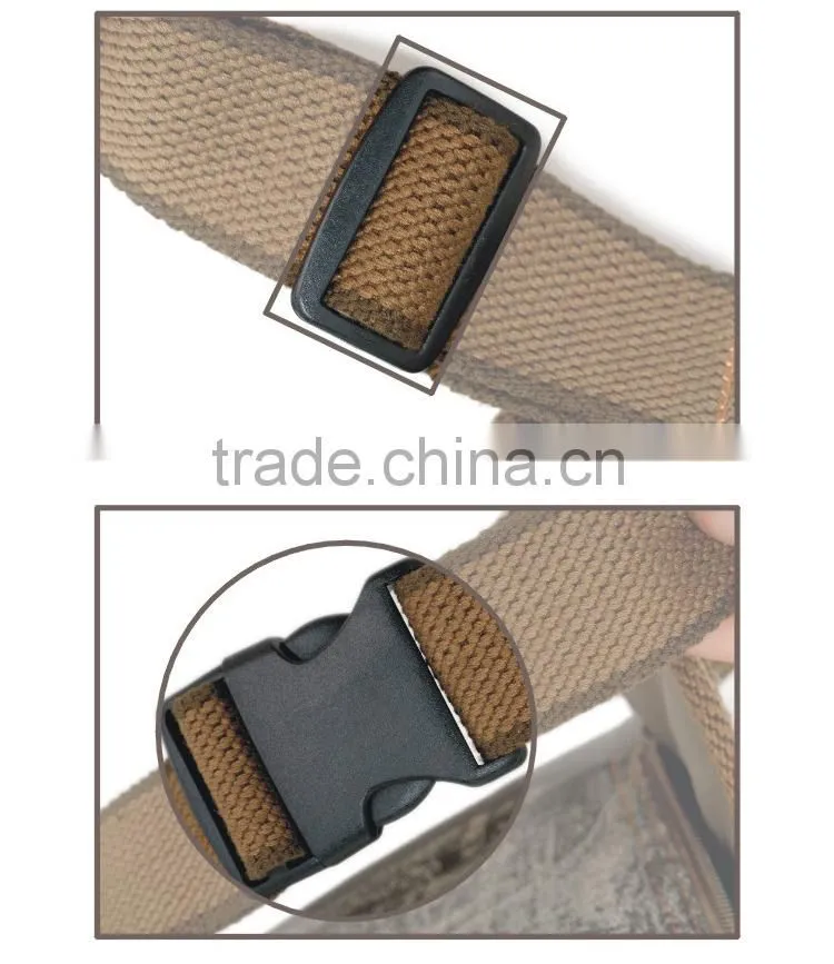 Trade Assurance Factory Khaki Color Clutch Bag Canvas Clutch Bag Canvas Men Waist Bag