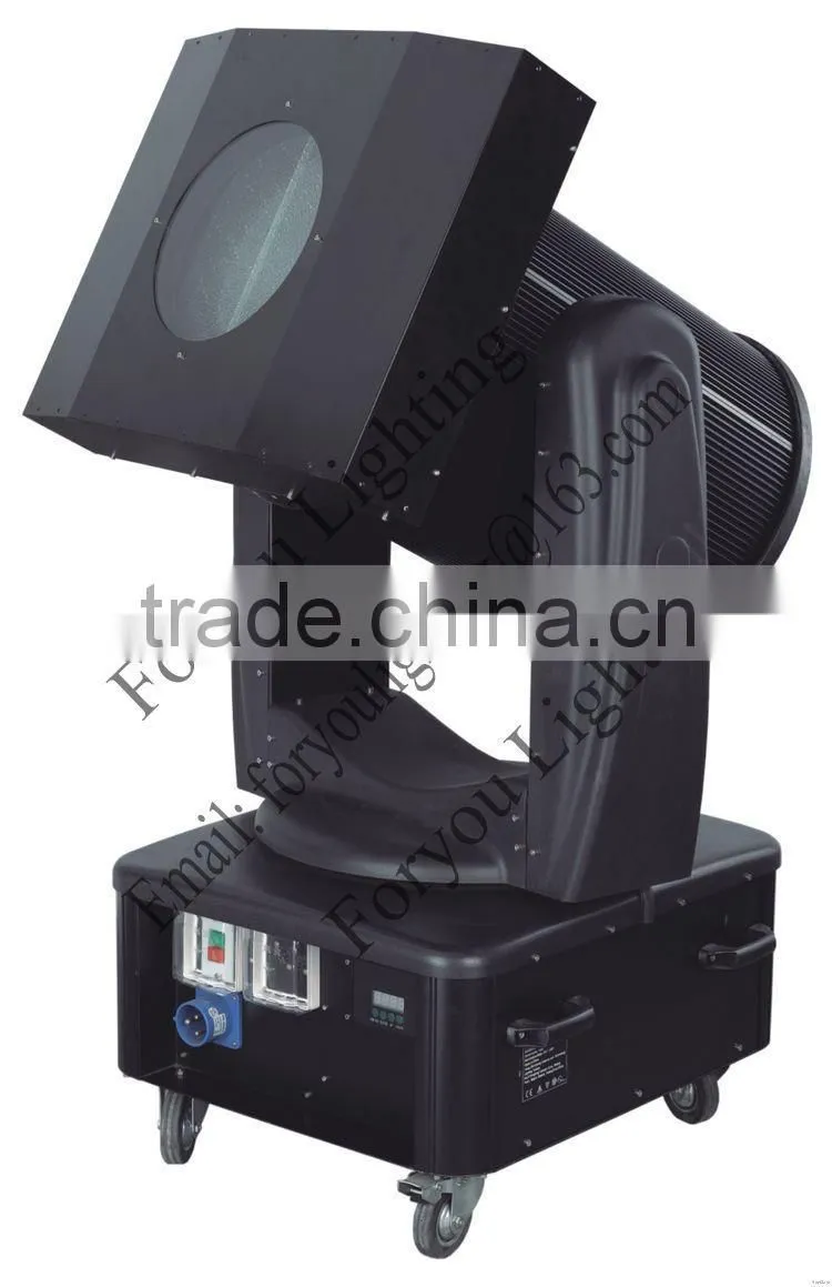 Design newest 3400w waterproof search lights