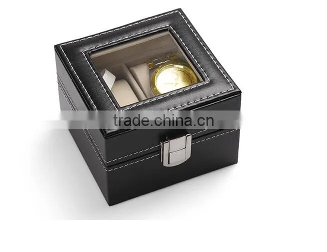 Exquisite glass skylight couple watches Boxes & Cases storage box