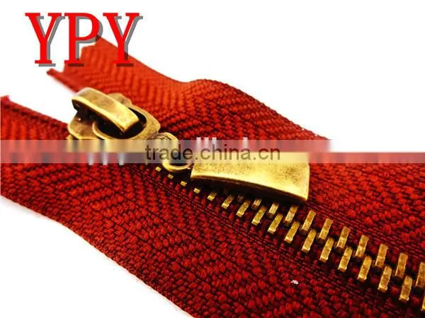 nice looking metal zipper for handbags ( close end zipper)