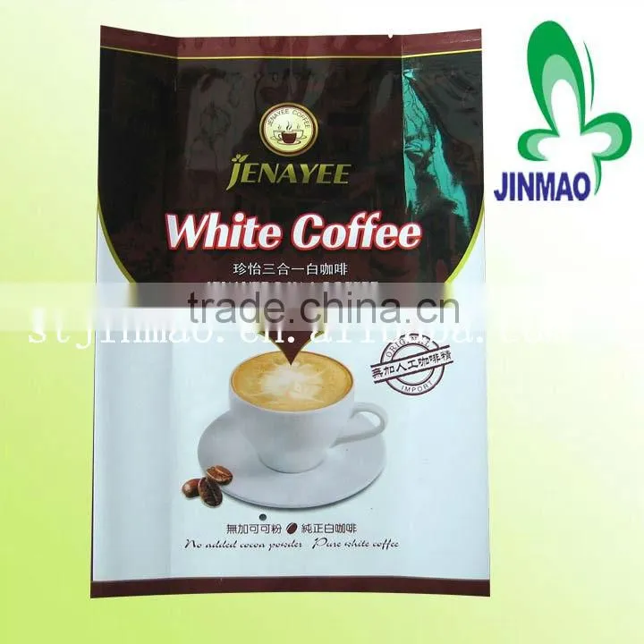 Aluminum foil side gusset coffee bag