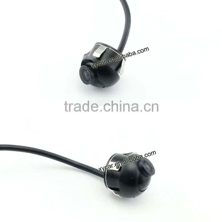 2016Hot! Newest mini moving guide line 360 degree around/rear view car mirror camera XY-1692