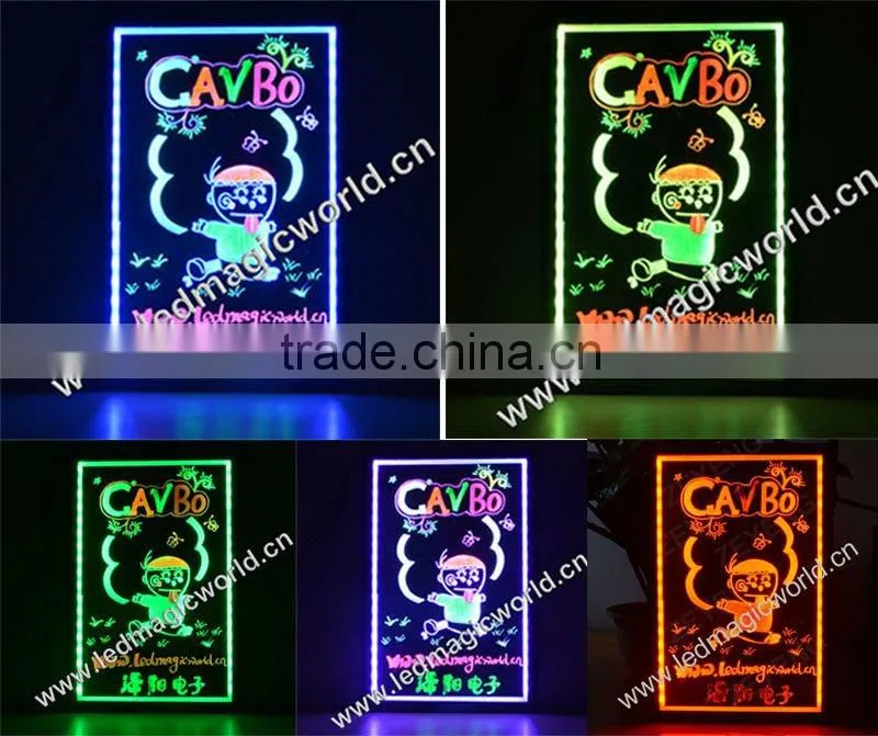 Indoor RGB Advertising LED Sign Writing Board