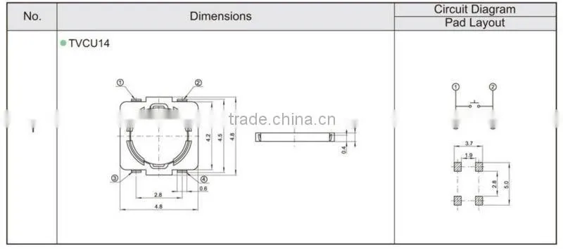 FTVCU14 smt membrane led touch dimmer switch