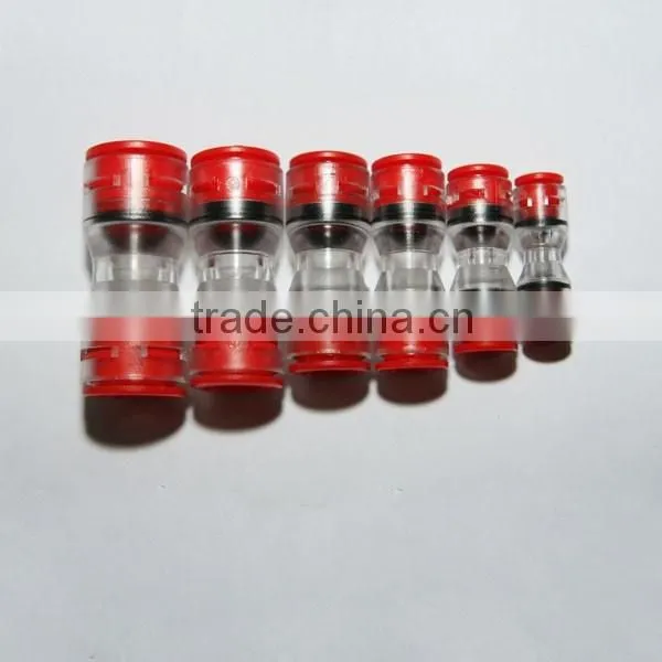 FCST15 FCST air-blown fiber optic cable microduct straight connector for fttx solution
