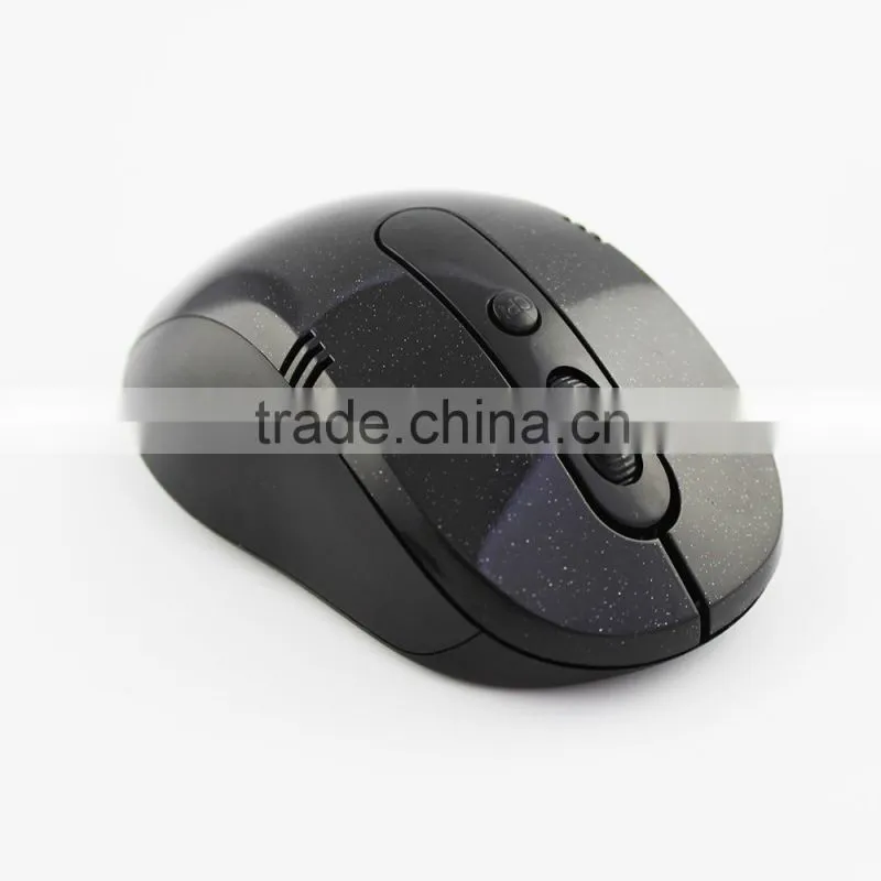 Black new brand 2.4g wireless gaming learn mouse