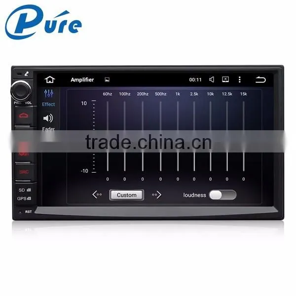 Factory direct supply wholesale 7" capacitive touch screen android 5.1.1 2 din car dvd player
