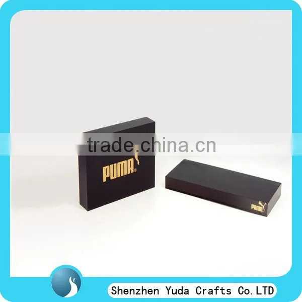 Shenzhen YUDA low price acrylic name plate block,perspex brand block